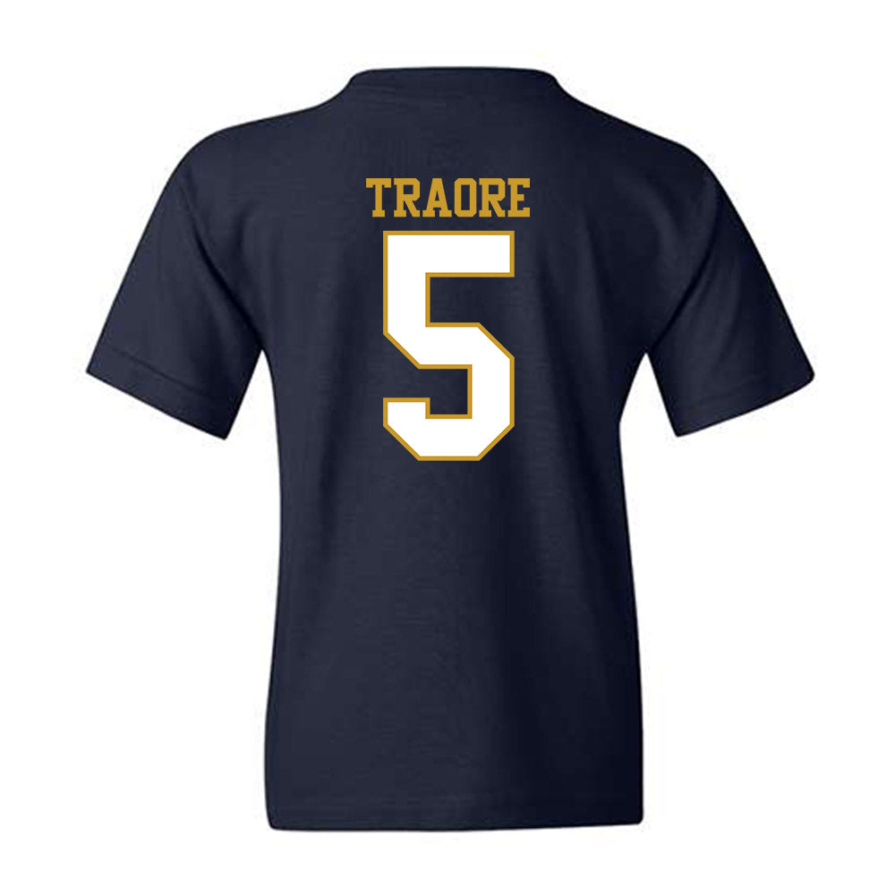 Notre Dame - NCAA Football : Boubacar Traore - Generic Shersey Youth T-Shirt-1