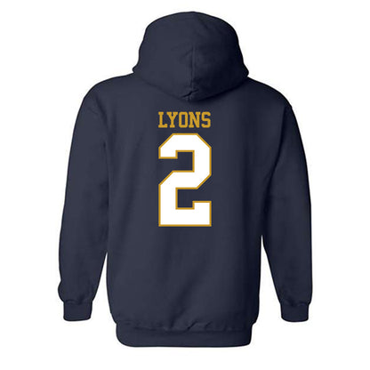 Notre Dame - NCAA Women's Lacrosse : Abigail Lyons - Generic Shersey Hooded Sweatshirt-1