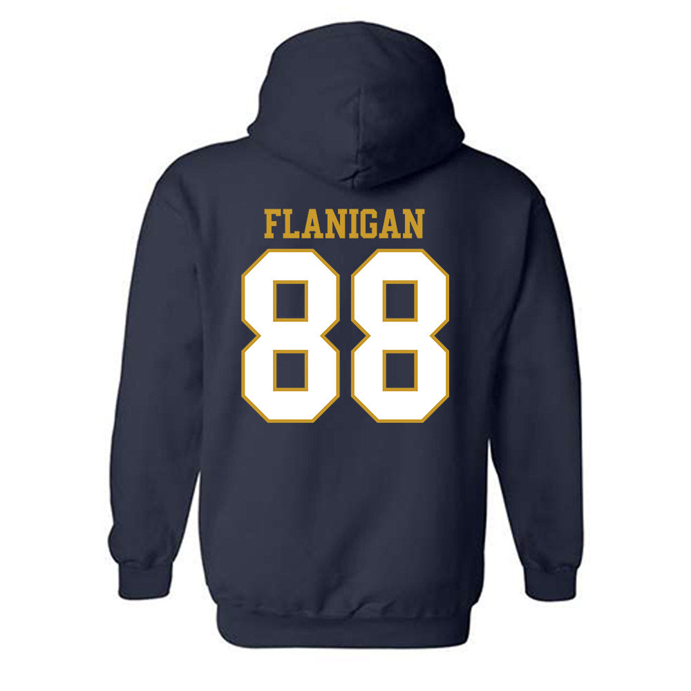 Notre Dame - NCAA Football : James Flanigan - Generic Shersey Hooded Sweatshirt-1