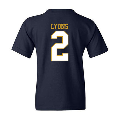 Notre Dame - NCAA Women's Lacrosse : Abigail Lyons - Generic Shersey Youth T-Shirt-1