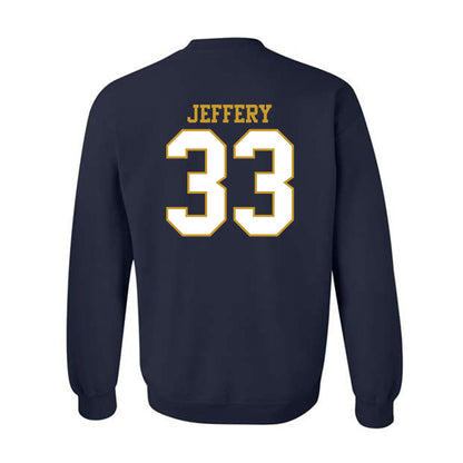 Notre Dame - NCAA Football : Matthew Jeffery - Generic Shersey Crewneck Sweatshirt-1