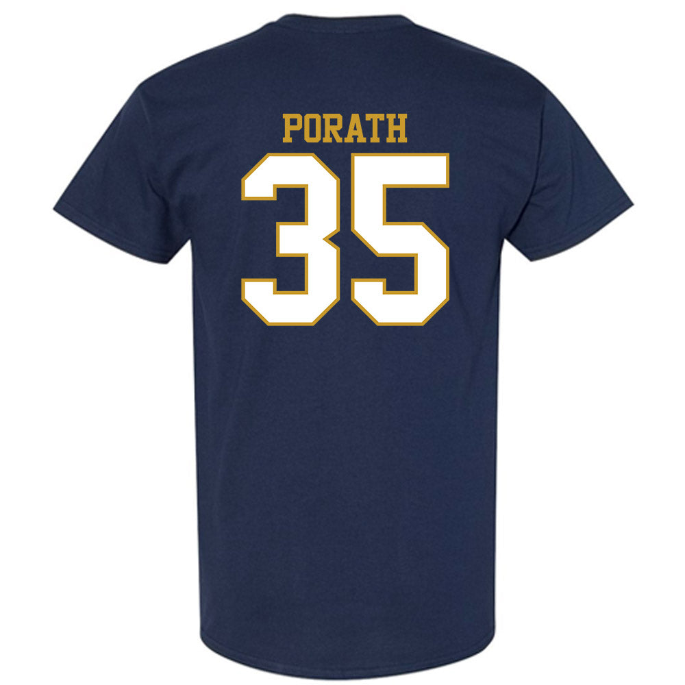 Notre Dame - NCAA Football : Spencer Porath - Generic Shersey T-Shirt-1