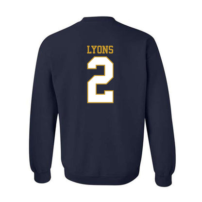 Notre Dame - NCAA Women's Lacrosse : Abigail Lyons - Generic Shersey Crewneck Sweatshirt-1