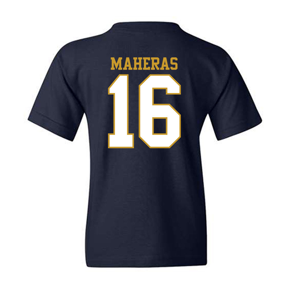 Notre Dame - NCAA Men's Lacrosse : Will Maheras - Generic Shersey Youth T-Shirt-1