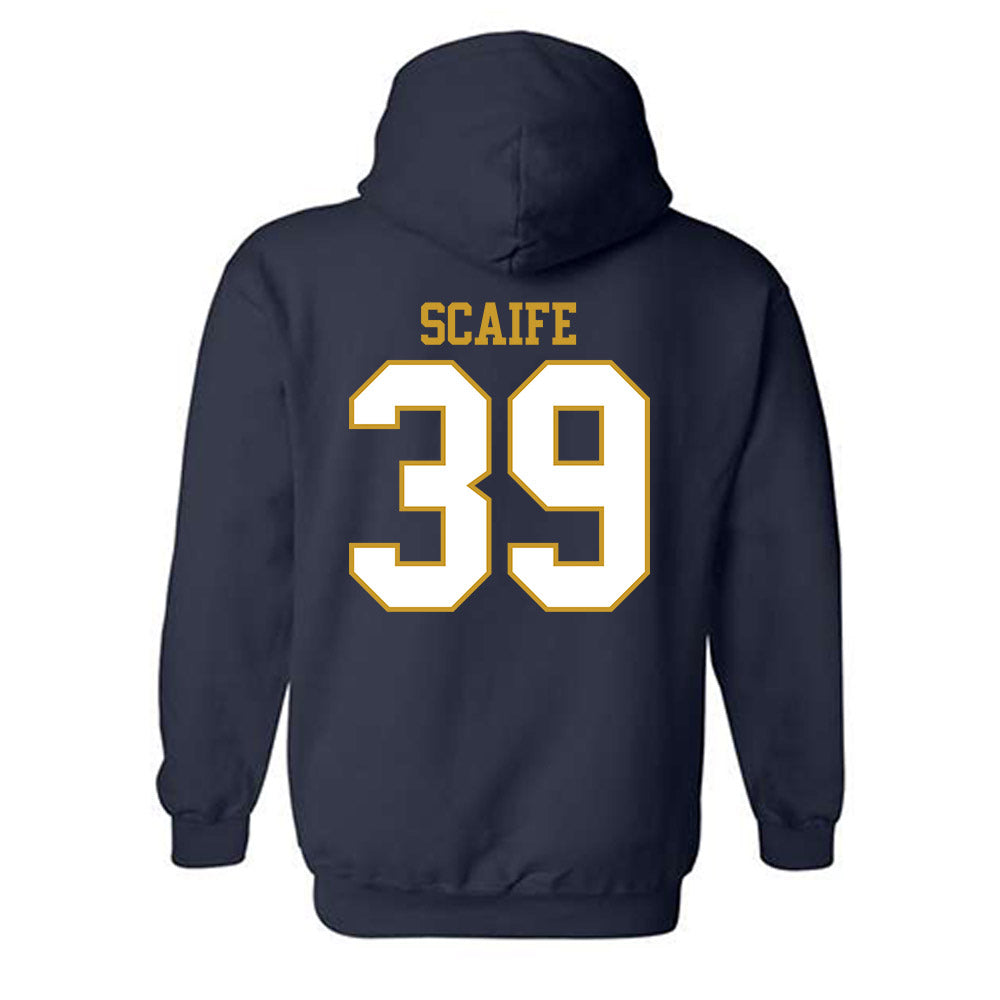 Notre Dame - NCAA Football : Jasper Scaife - Generic Shersey Hooded Sweatshirt-1