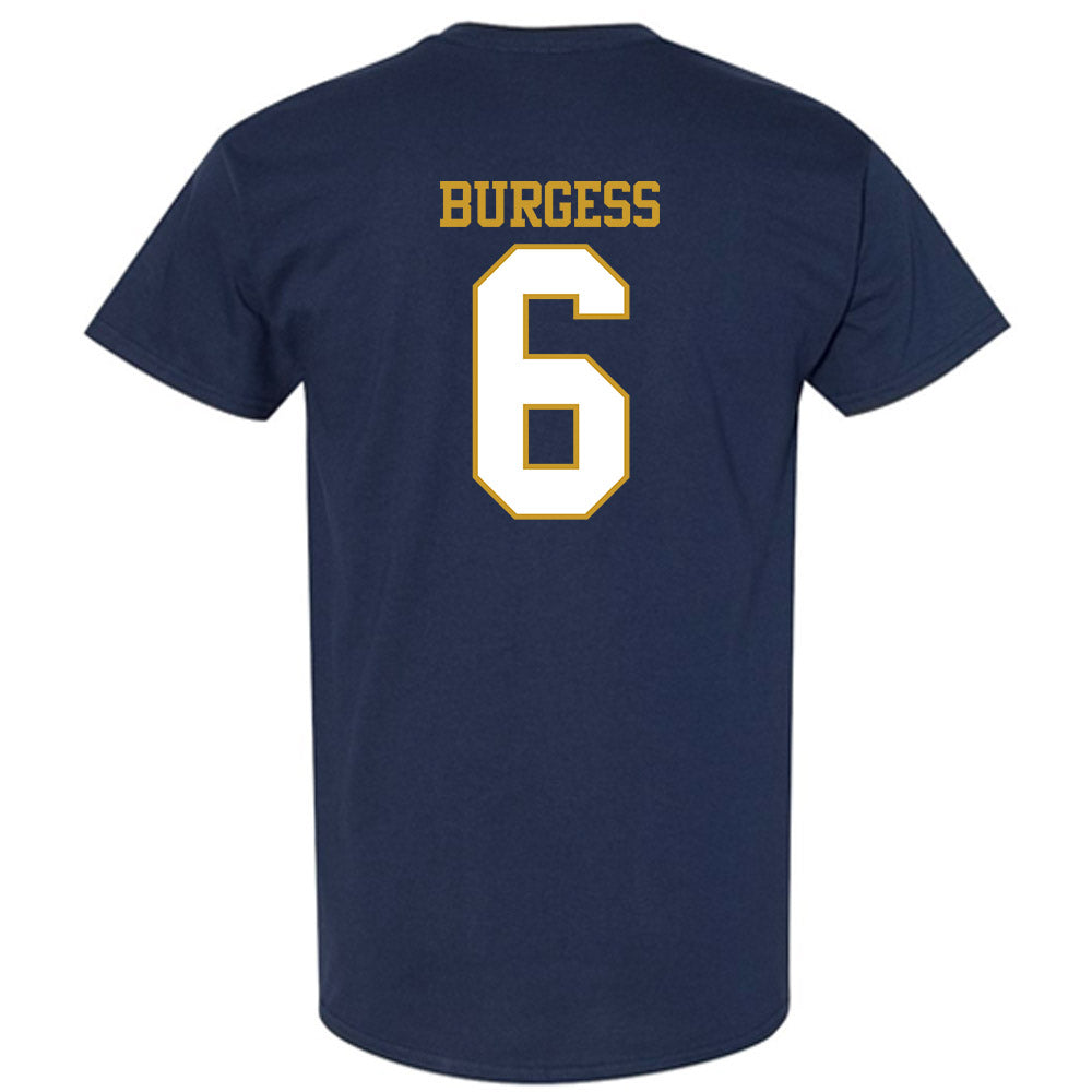 Notre Dame - NCAA Football : Christopher Burgess - Generic Shersey T-Shirt-1