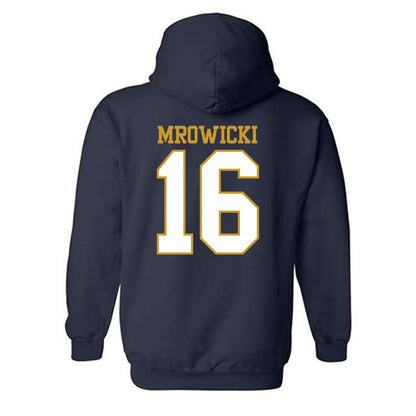 Notre Dame - NCAA Women's Soccer : Meghan Mrowicki - Generic Shersey Hooded Sweatshirt-1
