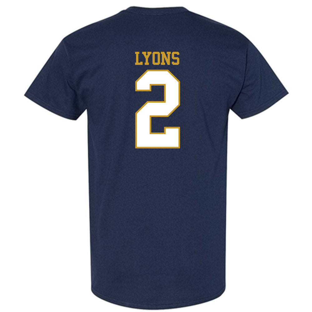 Notre Dame - NCAA Women's Lacrosse : Abigail Lyons - Generic Shersey T-Shirt-1