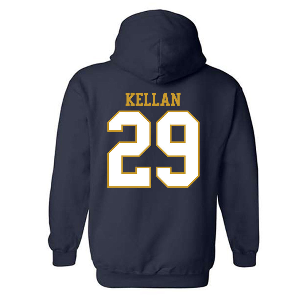 Notre Dame - NCAA Men's Lacrosse : Dylan Kellan - Generic Shersey Hooded Sweatshirt-1