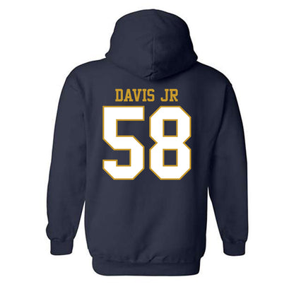 Notre Dame - NCAA Football : Thomas Davis Jr - Generic Shersey Hooded Sweatshirt-1