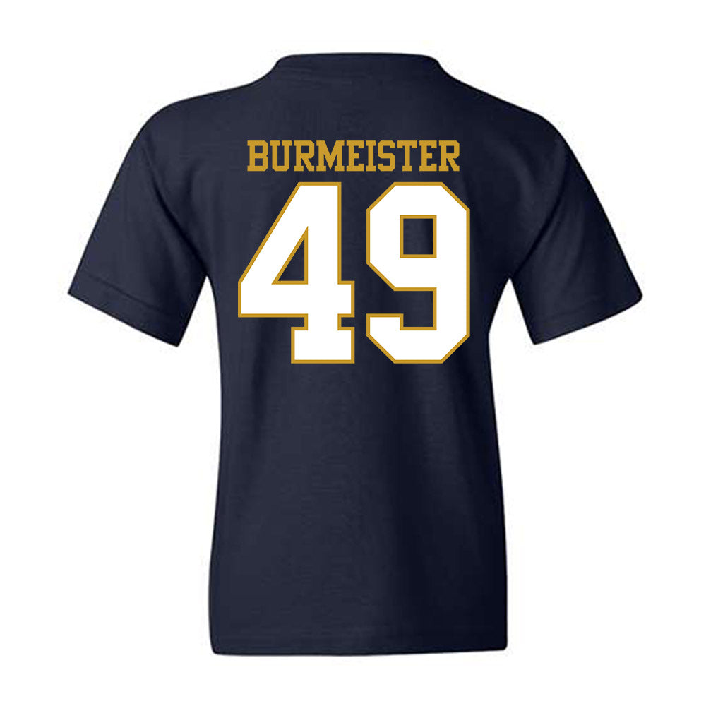 Notre Dame - NCAA Men's Lacrosse : Ben Burmeister - Generic Shersey Youth T-Shirt-1