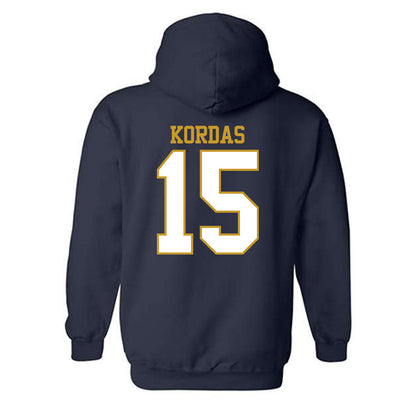 Notre Dame - NCAA Women's Volleyball : Mae Kordas - Generic Shersey Hooded Sweatshirt-1