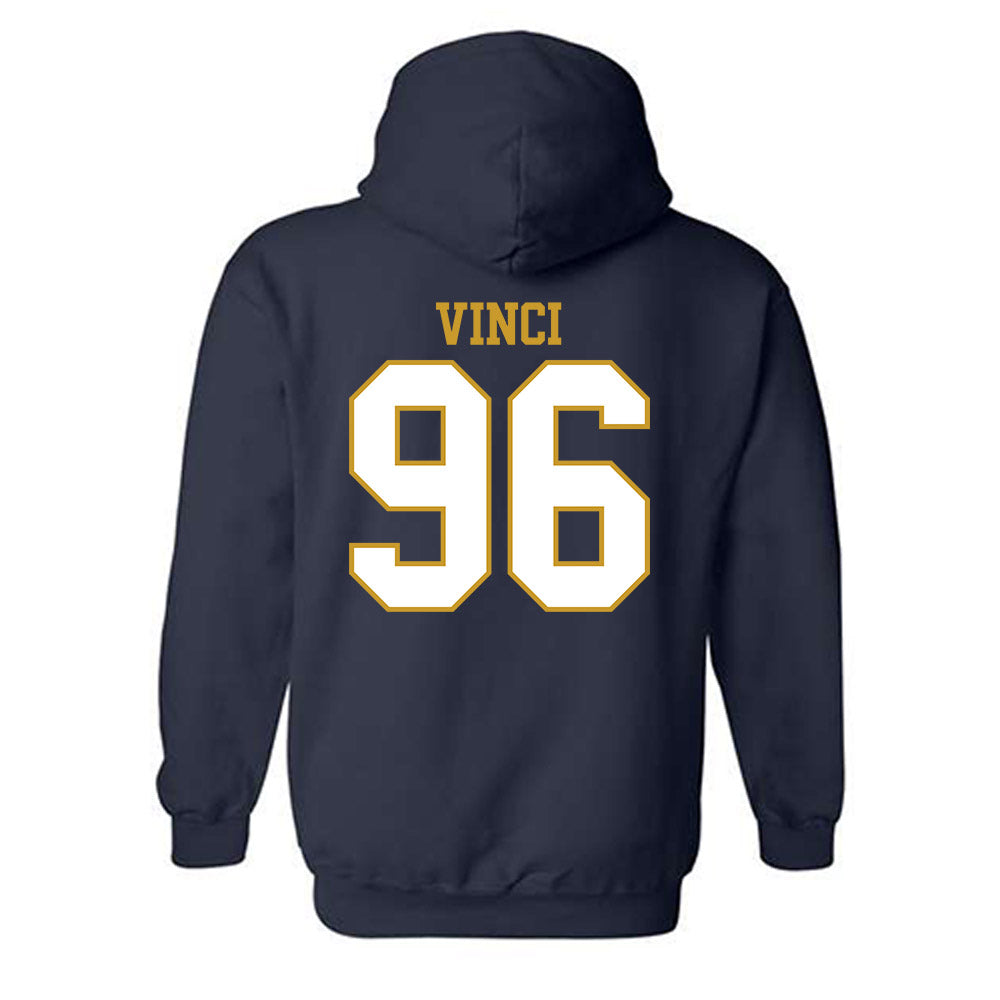 Notre Dame - NCAA Football : Joseph Vinci - Generic Shersey Hooded Sweatshirt-1