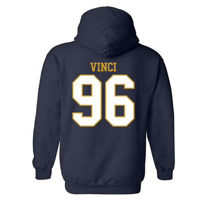 Notre Dame - NCAA Football : Joseph Vinci - Generic Shersey Hooded Sweatshirt-1