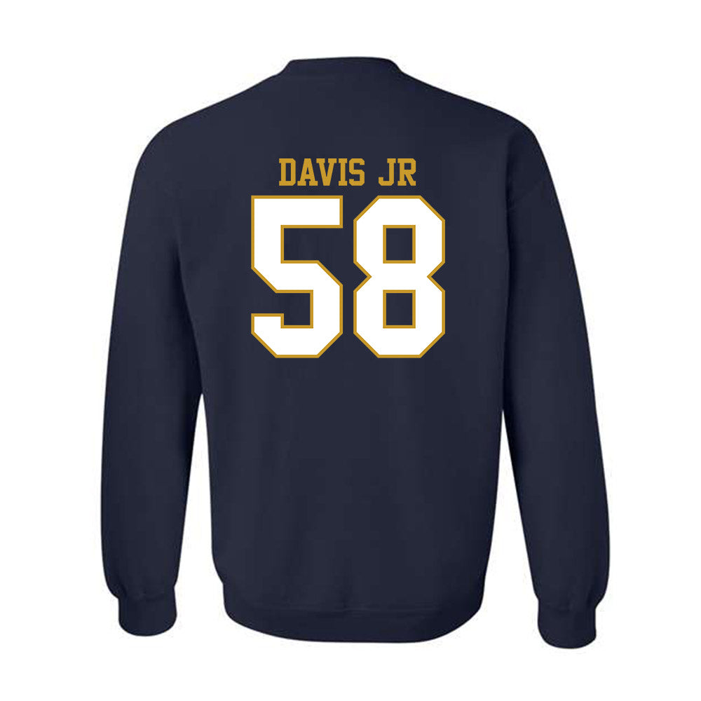 Notre Dame - NCAA Football : Thomas Davis Jr - Generic Shersey Crewneck Sweatshirt-1