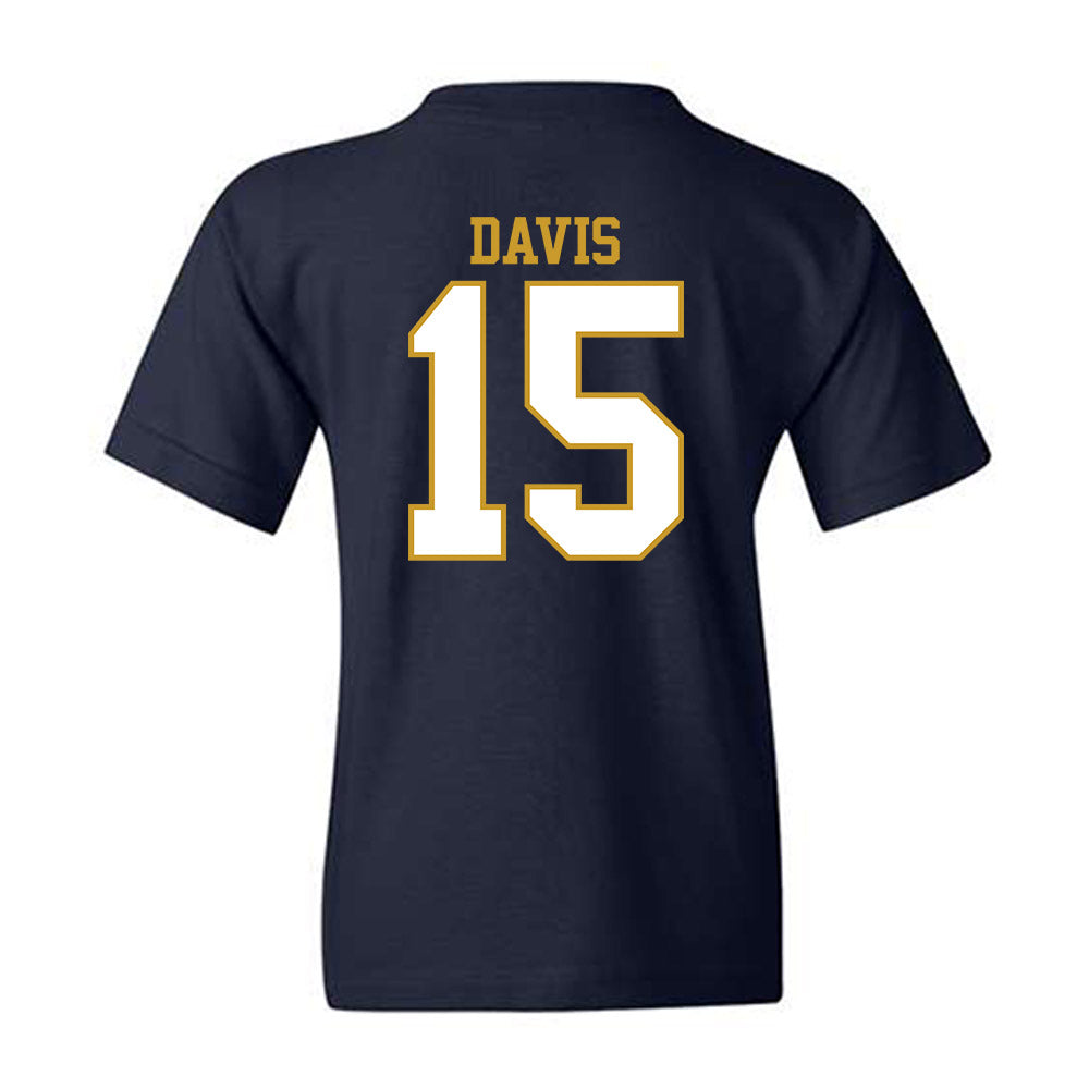 Notre Dame - NCAA Men's Lacrosse : Anderson Davis - Generic Shersey Youth T-Shirt-1
