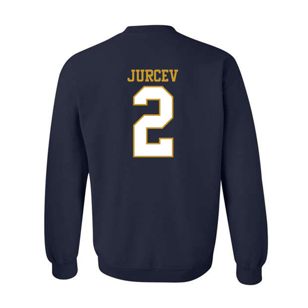 Notre Dame - NCAA Men's Ice Hockey : Jimmy Jurcev - Generic Shersey Crewneck Sweatshirt