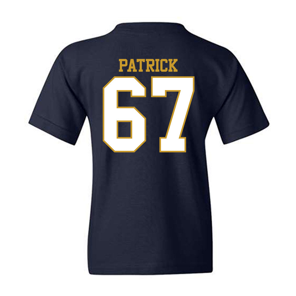 Notre Dame - NCAA Football : Gregory Patrick - Generic Shersey Youth T-Shirt-1