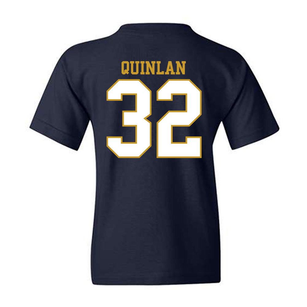 Notre Dame - NCAA Men's Ice Hockey : Patrick Quinlan - Generic Shersey Youth T-Shirt-1