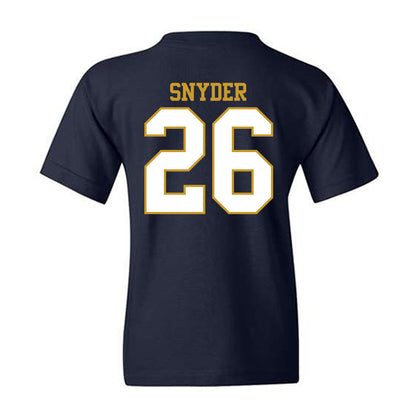 Notre Dame - NCAA Baseball : Garrett Snyder - Generic Shersey Youth T-Shirt-1