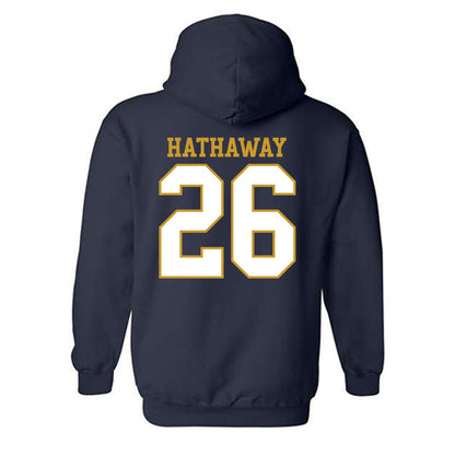 Notre Dame - NCAA Women's Soccer : Melinda Hathaway - Generic Shersey Hooded Sweatshirt-1