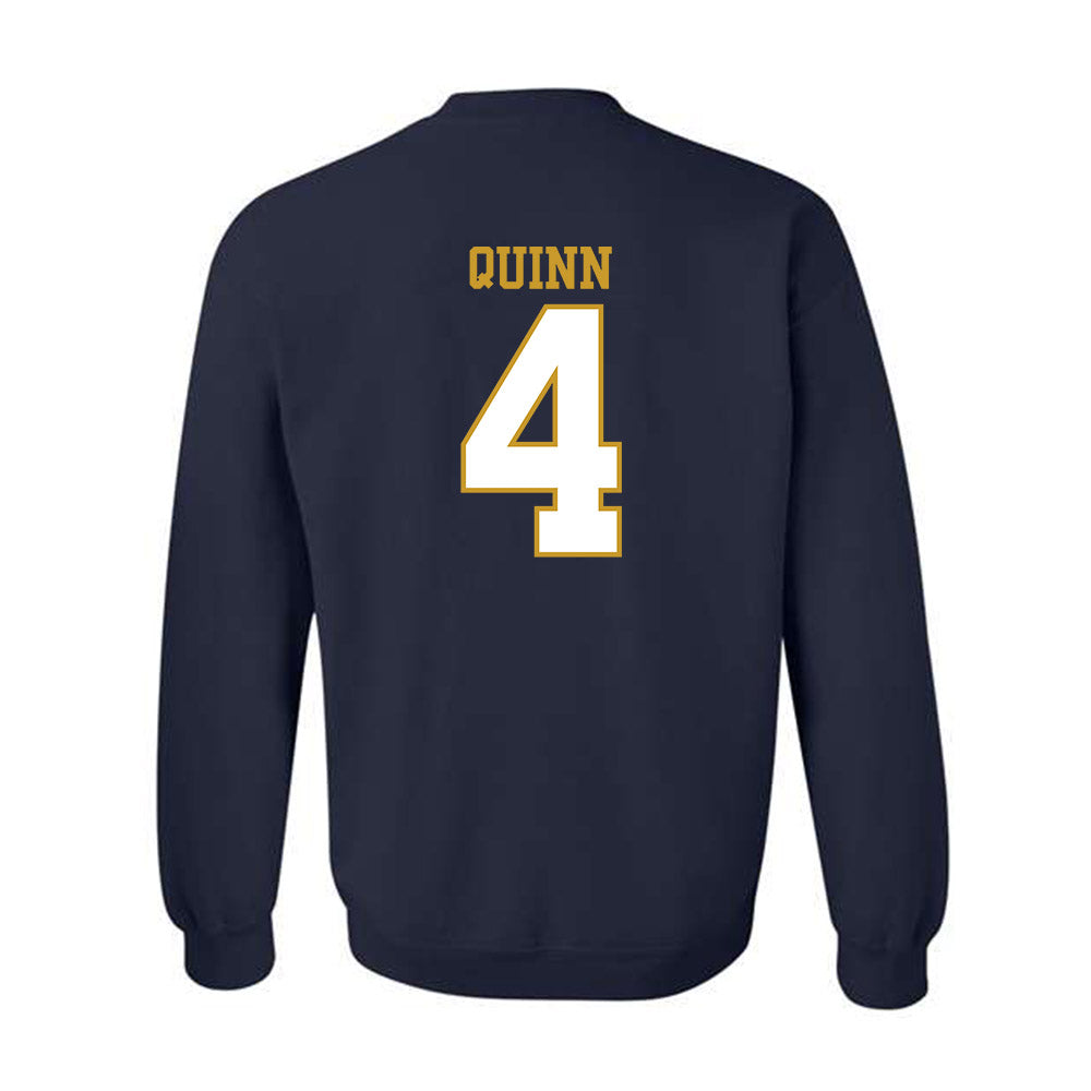 Notre Dame - NCAA Men's Ice Hockey : Michael Quinn - Generic Shersey Crewneck Sweatshirt-1