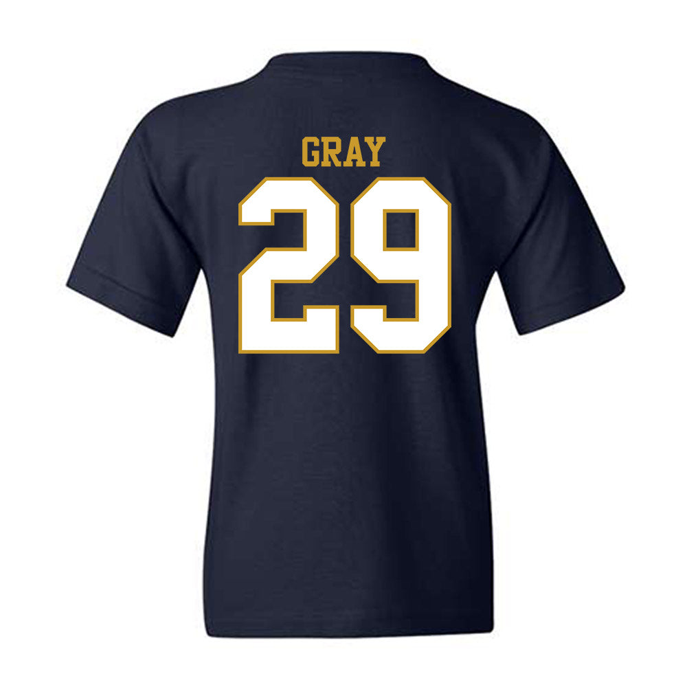 Notre Dame - NCAA Football : Christian Gray - Generic Shersey Youth T-Shirt-1