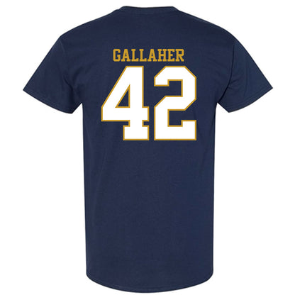 Notre Dame - NCAA Men's Lacrosse : Christian Gallaher - Generic Shersey T-Shirt-1