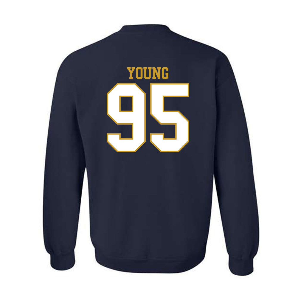 Notre Dame - NCAA Football : Bryce Young - Generic Shersey Crewneck Sweatshirt-1
