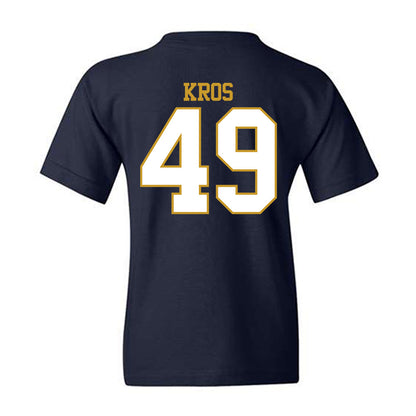 Notre Dame - NCAA Football : Andrew Kros - Generic Shersey Youth T-Shirt-1