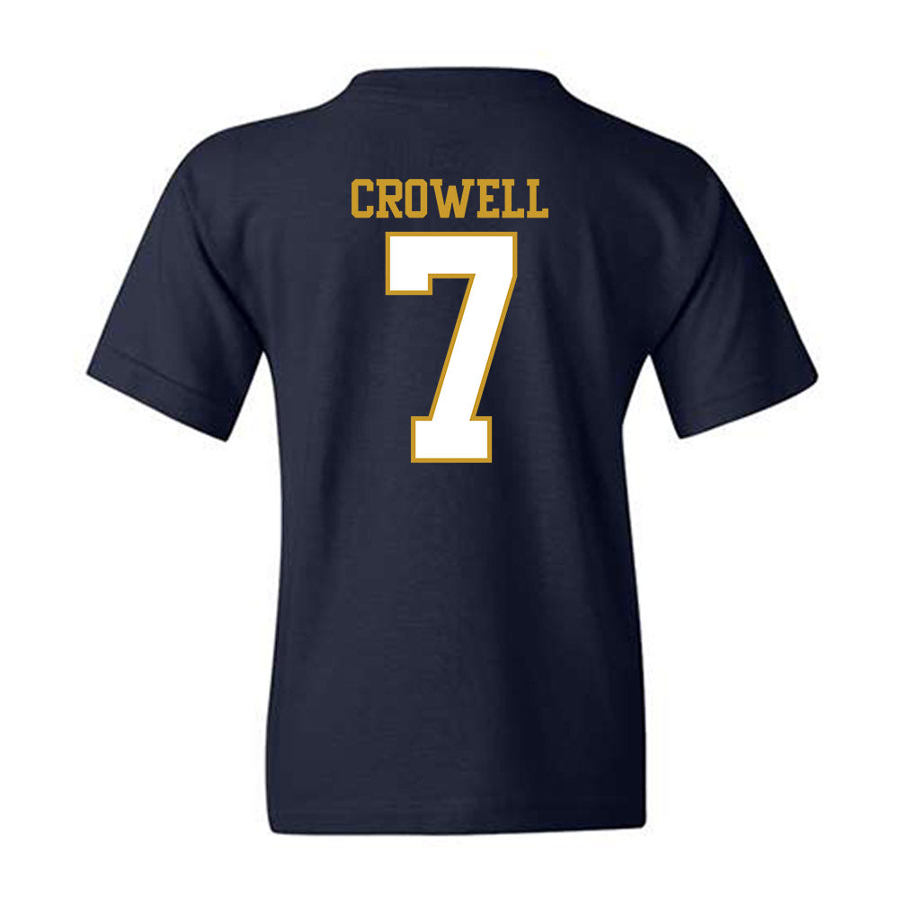 Notre Dame - NCAA Baseball : Caden Crowell - Generic Shersey Youth T-Shirt-1