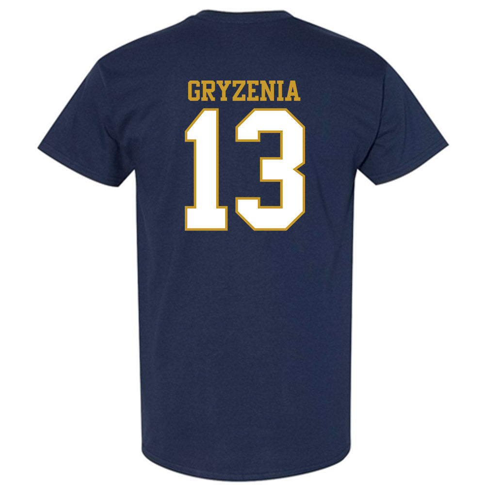 Notre Dame - NCAA Men's Lacrosse : Andrew Gryzenia - Generic Shersey T-Shirt-1