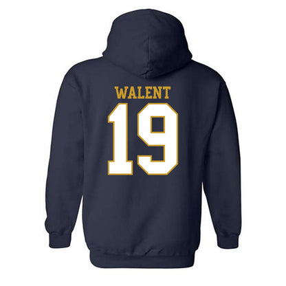Notre Dame - NCAA Men's Soccer : Vlad Walent - Generic Shersey Hooded Sweatshirt-1