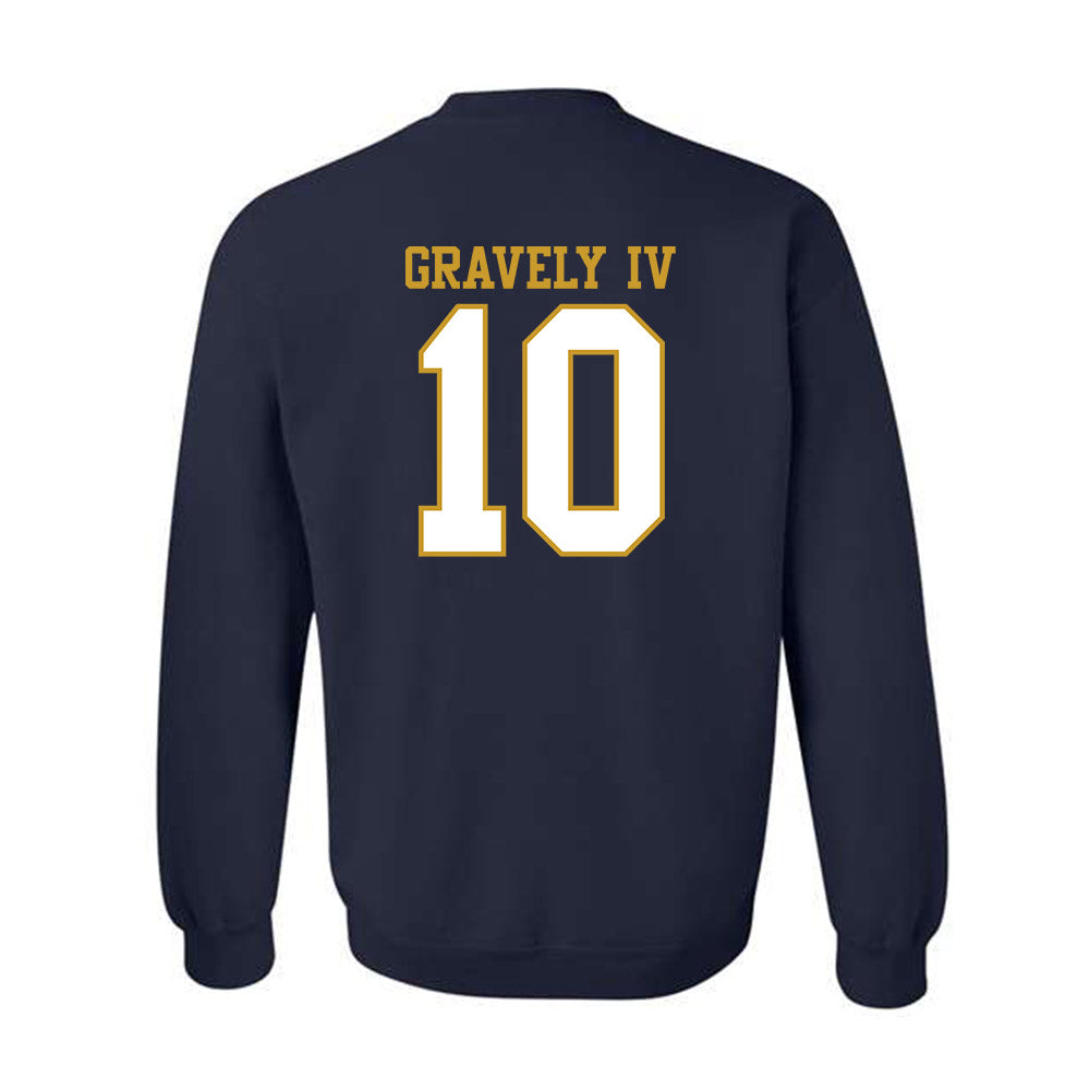 Notre Dame - NCAA Baseball : Warren Gravely IV - Generic Shersey Crewneck Sweatshirt-1