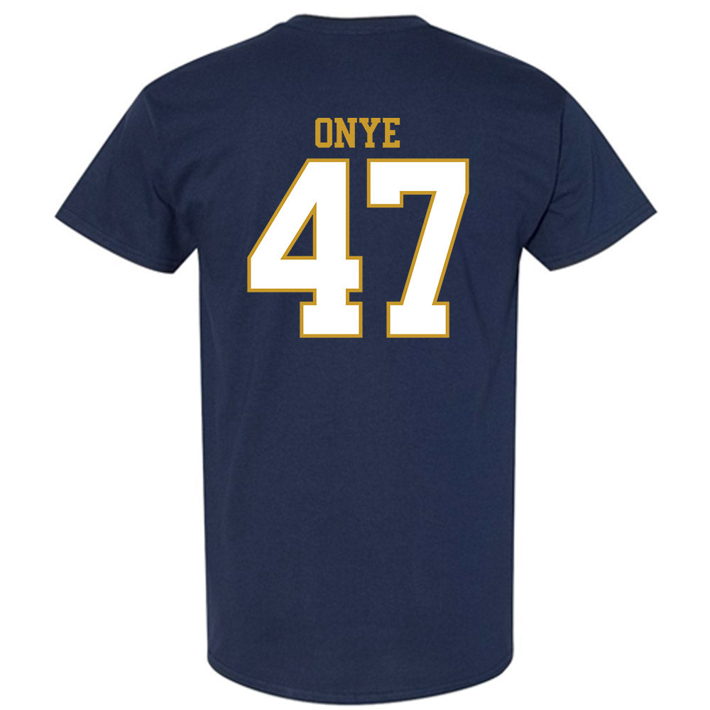 Notre Dame - NCAA Football : Jason Onye - Generic Shersey T-Shirt-1