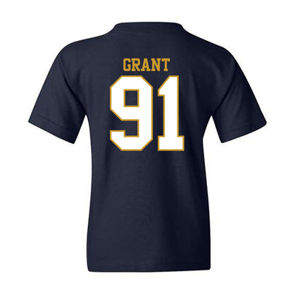 Notre Dame - NCAA Men's Lacrosse : Griffin Grant - Generic Shersey Youth T-Shirt-1