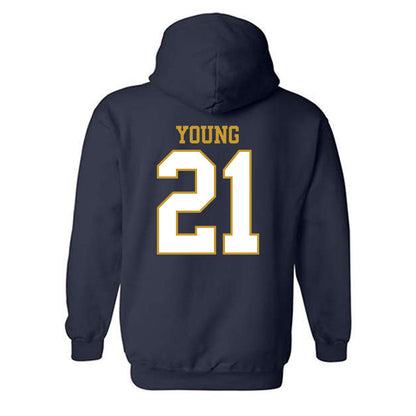 Notre Dame - NCAA Football : Kedren Young - Generic Shersey Hooded Sweatshirt-1