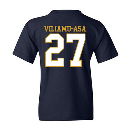 Notre Dame - NCAA Football : Kyngstonn Viliamu-Asa - Generic Shersey Youth T-Shirt-1
