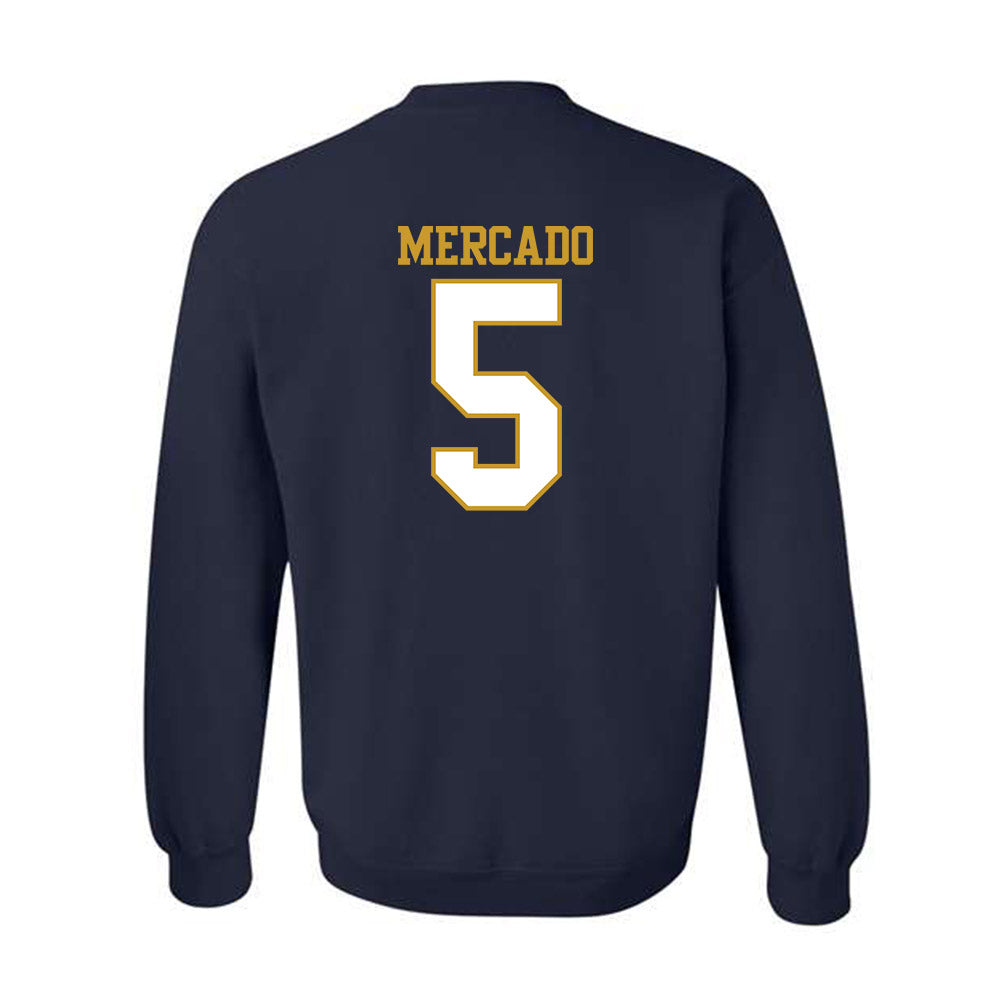 Notre Dame - NCAA Women's Volleyball : Carla Mercado - Generic Shersey Crewneck Sweatshirt-1