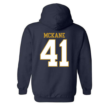 Notre Dame - NCAA Men's Lacrosse : Matthew McKane - Generic Shersey Hooded Sweatshirt-1