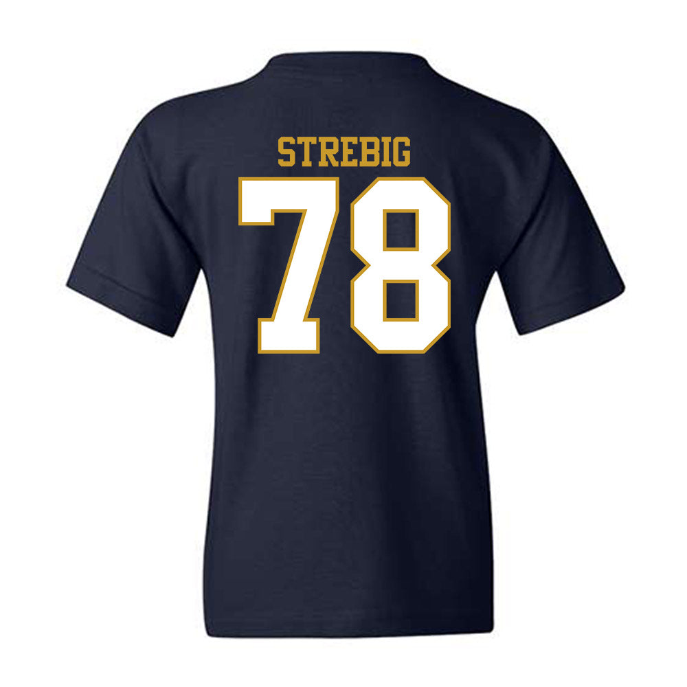 Notre Dame - NCAA Football : Owen Strebig - Generic Shersey Youth T-Shirt-1