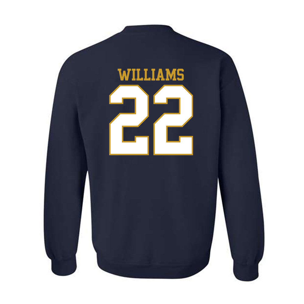 Notre Dame - NCAA Football : Aneyas Williams - Generic Shersey Crewneck Sweatshirt-1