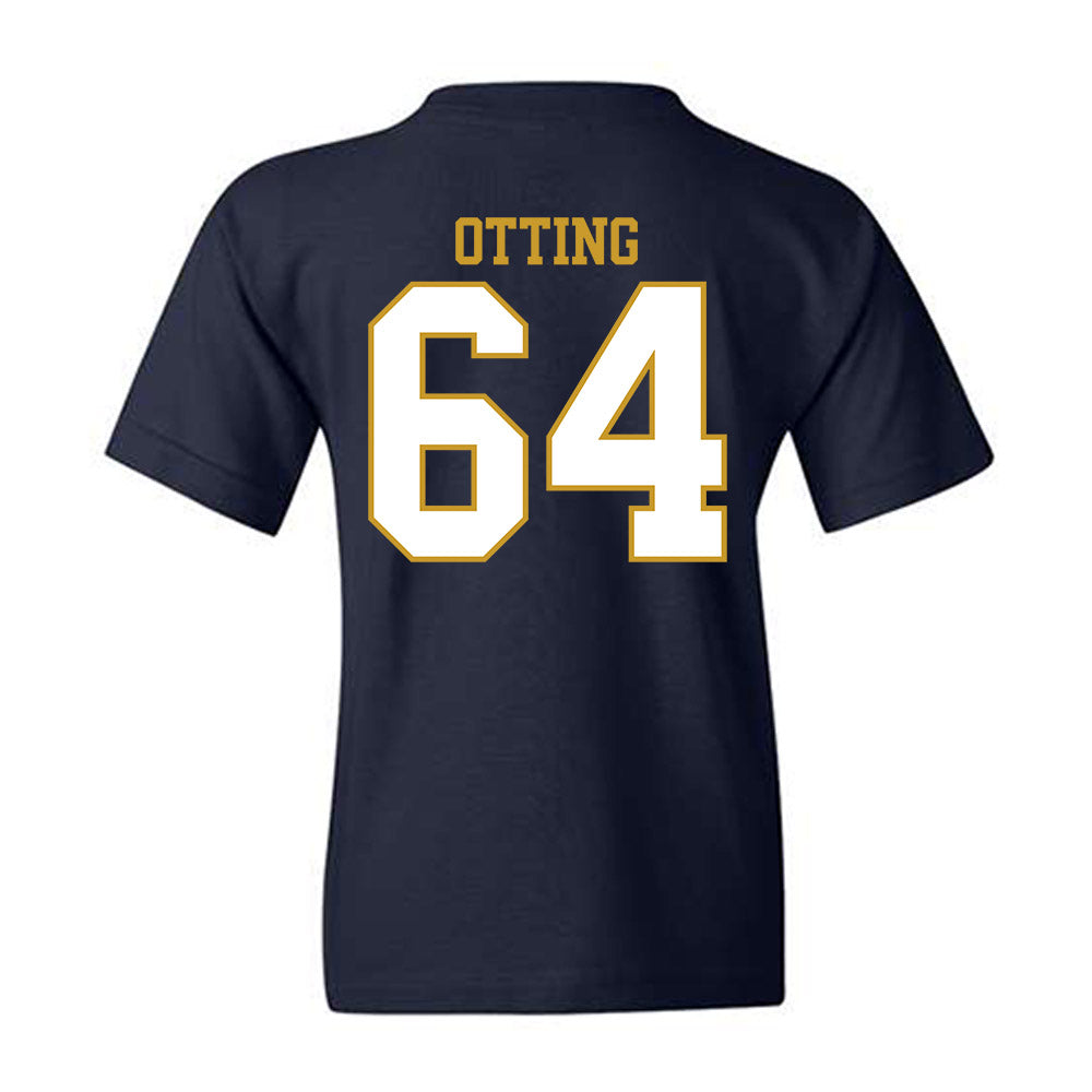 Notre Dame - NCAA Football : Joe Otting - Generic Shersey Youth T-Shirt-1