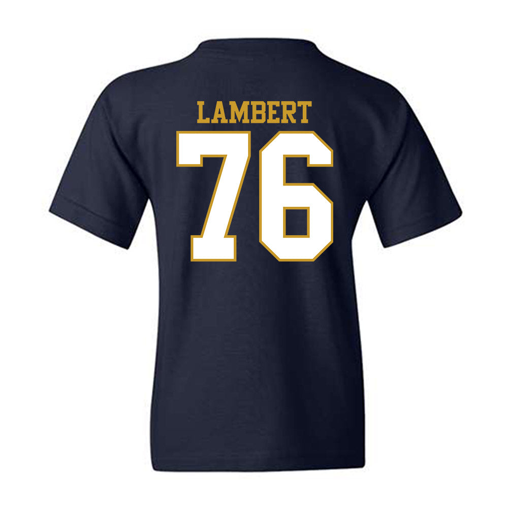 Notre Dame - NCAA Football : Guerby Lambert - Generic Shersey Youth T-Shirt-1