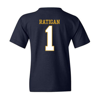 Notre Dame - NCAA Women's Basketball : Kelly Ratigan - Generic Shersey Youth T-Shirt-1