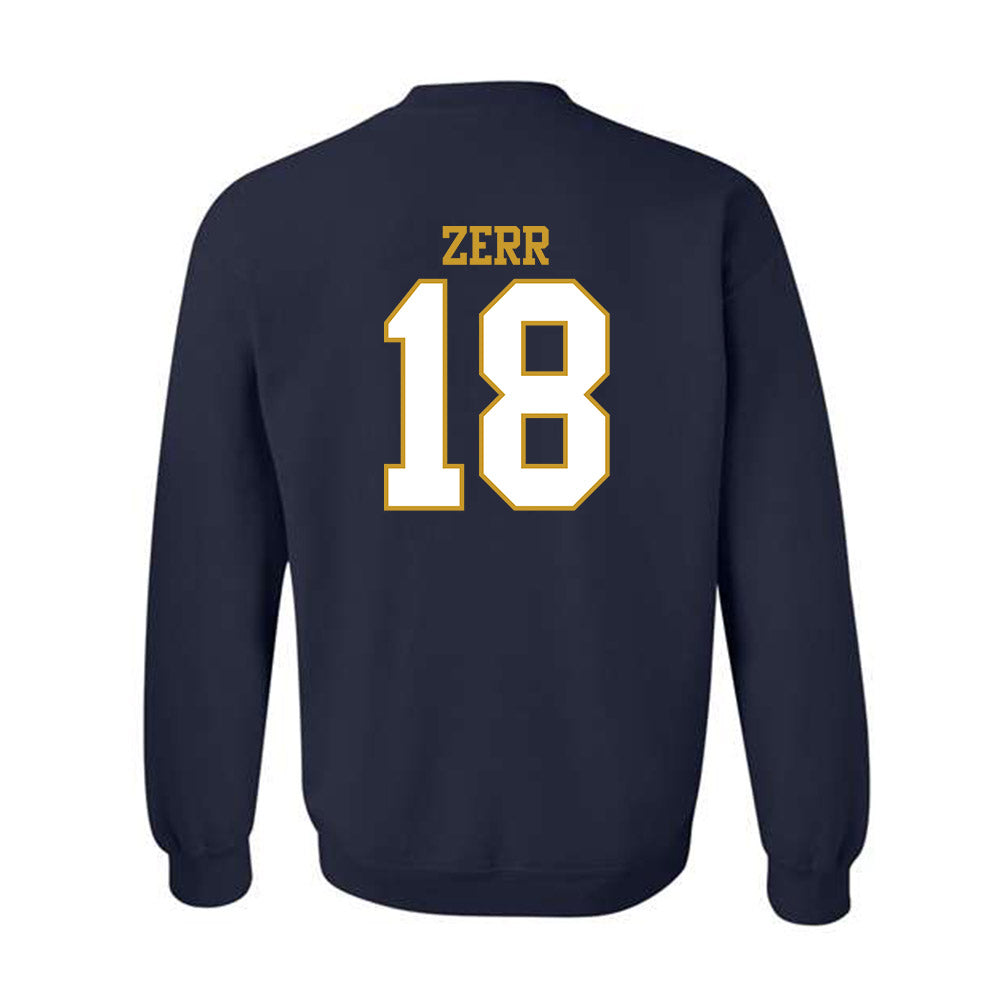 Notre Dame - NCAA Baseball : Aiden Zerr - Generic Shersey Crewneck Sweatshirt-1