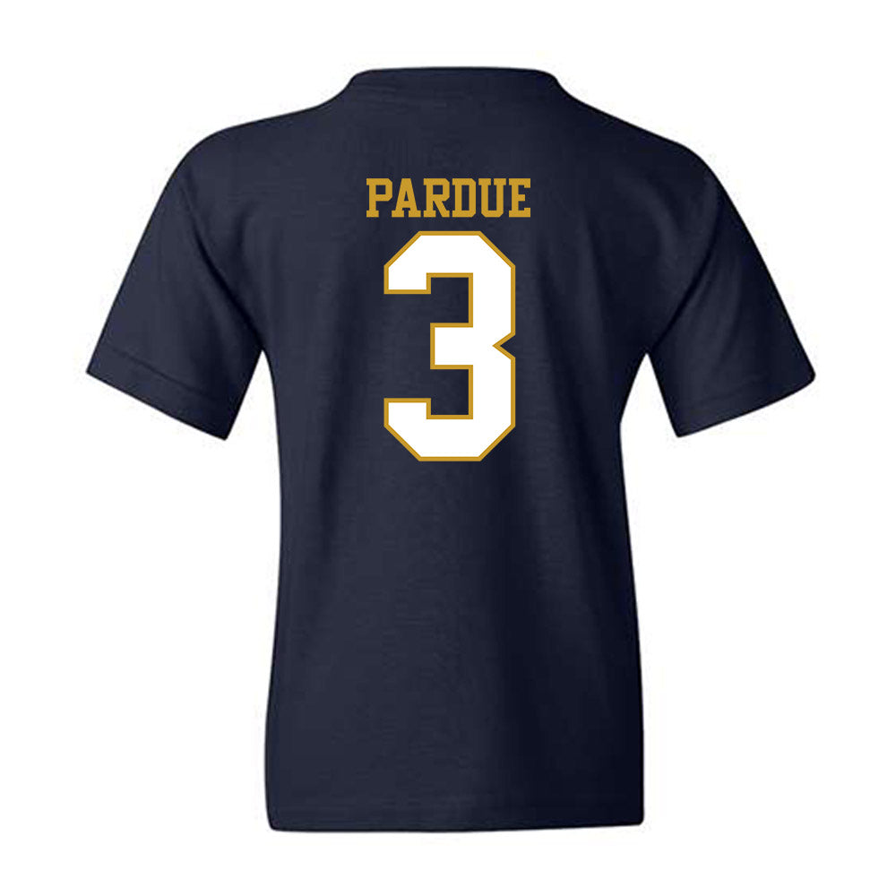 Notre Dame - NCAA Men's Ice Hockey : Charlie Pardue - Generic Shersey Youth T-Shirt-1