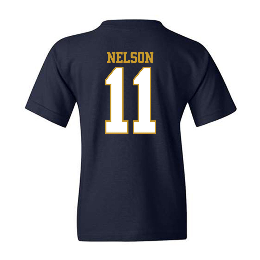 Notre Dame - NCAA Men's Ice Hockey : Danny Nelson - Generic Shersey Youth T-Shirt-1