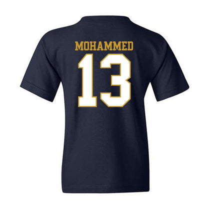 Notre Dame - NCAA Men's Basketball : Sir Mohammed - Generic Shersey Youth T-Shirt-1