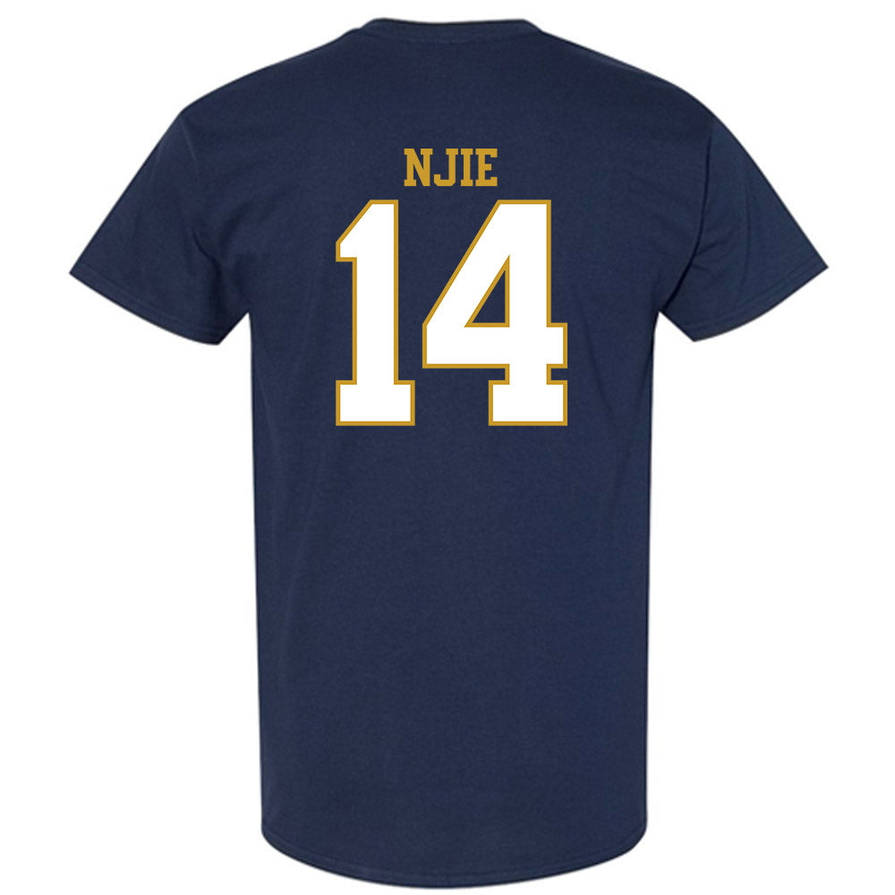 Notre Dame - NCAA Men's Basketball : Kebba Njie - Generic Shersey T-Shirt-1